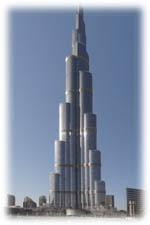 Flygbolag som flyger till Förenade Arabemiraten med världens högsta byggnad